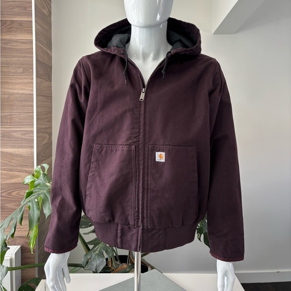 Carhartt Other - Carhartt Jacket Loose Fit Dark Purple Full Zip *Rare color* Authentic